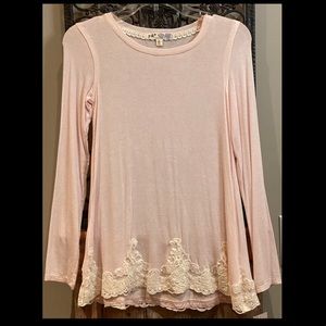 NWT Jolt XS long sleeve Top Pink Super Soft